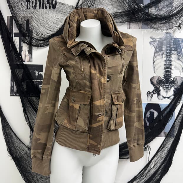 00s cargo pattern twoway jacket