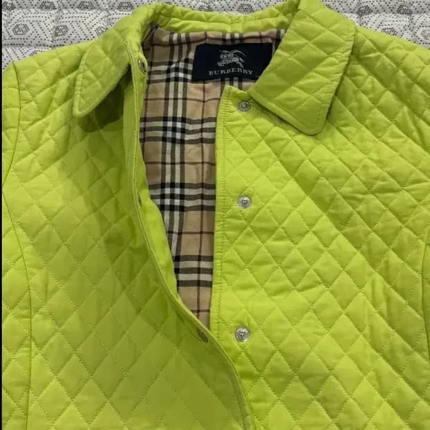정품 버버리 퀼팅 자켓 ~55반