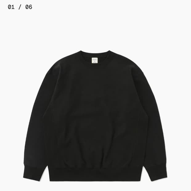 카키스 오리지널 크루넥 블랙 25fw L