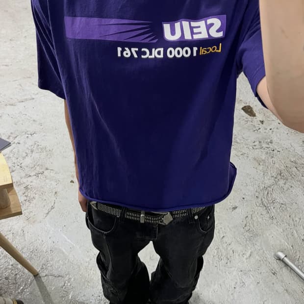 2000s Union Line seiu cutting tee 🇺🇸