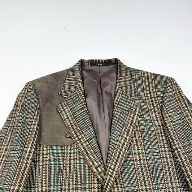 닥스 재팬 클래식 울 체크 블레이저 자켓 (L)