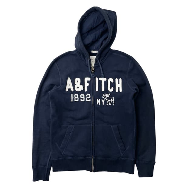 [중고] 아베크롬비 네이비 후드집업