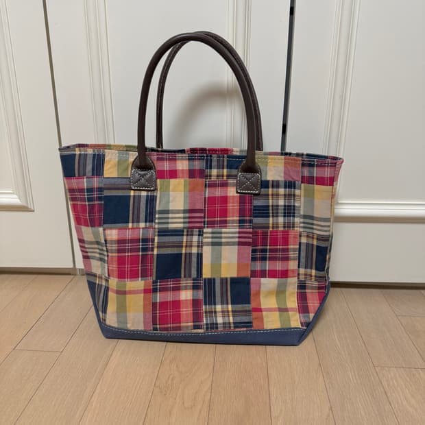 LL BEAN 엘엘빈 패치워크 토트백