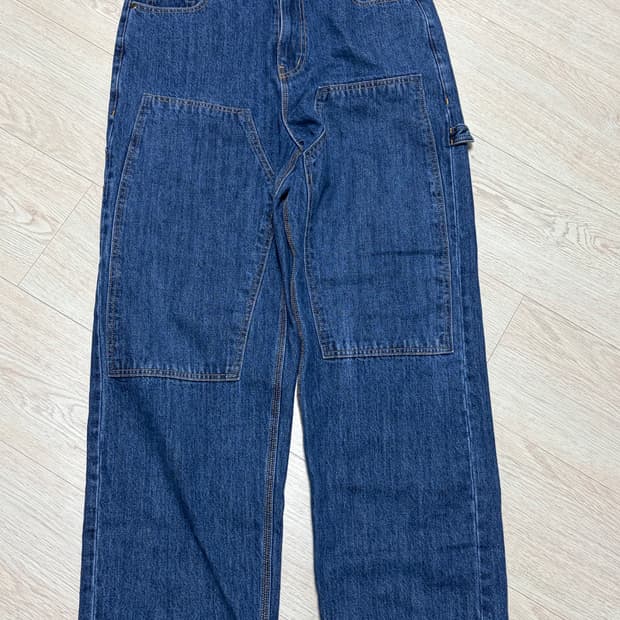 디키즈 더블니 카펜터 데님 팬츠 빈티지 블루 32
