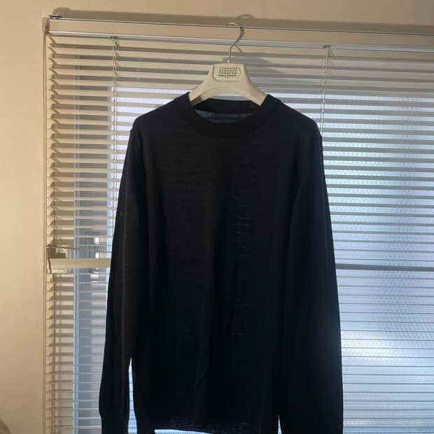 마르지앨라 풀오버 니트 차콜XL