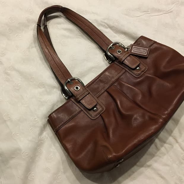 Coach 빈티지 코치 브라운 숄더백