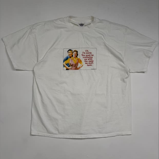 90s Maid Tee (white)