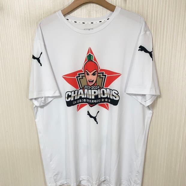 V-리그 푸마 OK금융그룹 읏맨프로배구단 23-24시즌 우승티셔츠 3XL