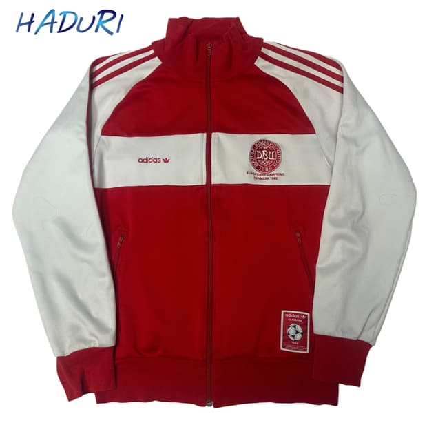아디다스 00s 덴마크 국가대표 레드트랙탑져지 100