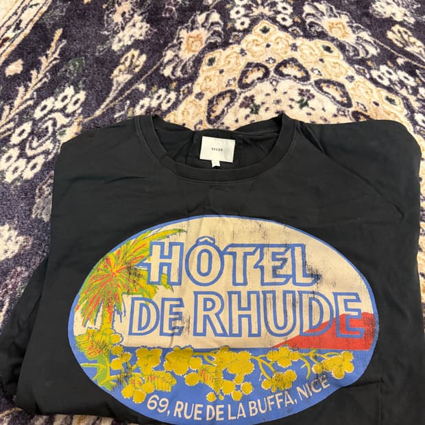 Rhude Dimora Tee Black xxl
