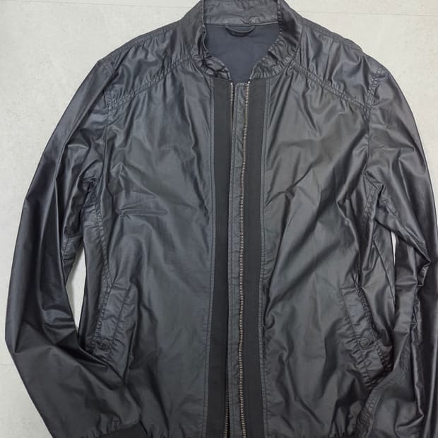 노스페이스 블랙 코팅 블루종 자켓