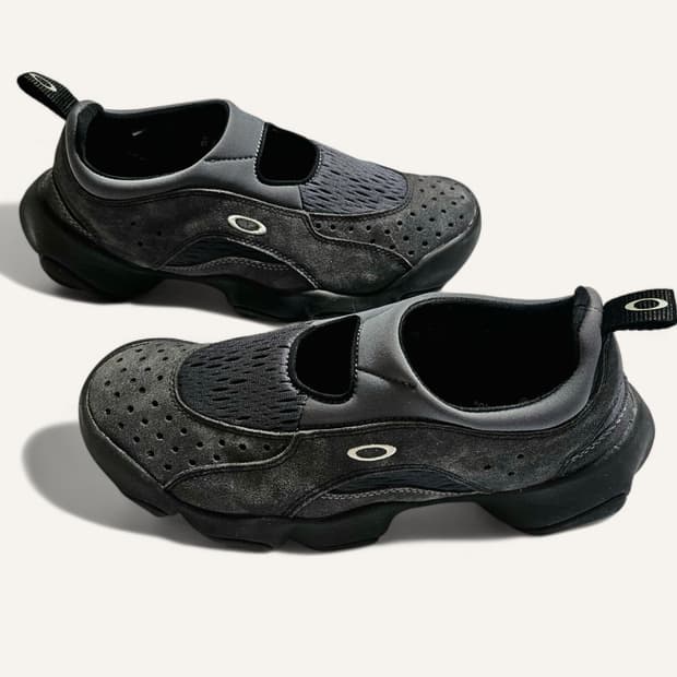 [260(8)]오클리 팩토리 팀 플래시 샌들 아스팔트#