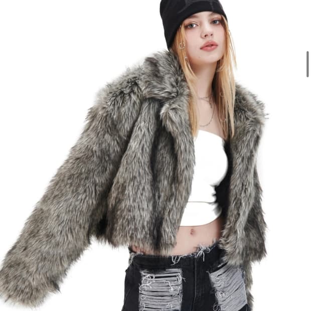 게이트리스 폭스 퍼 자켓