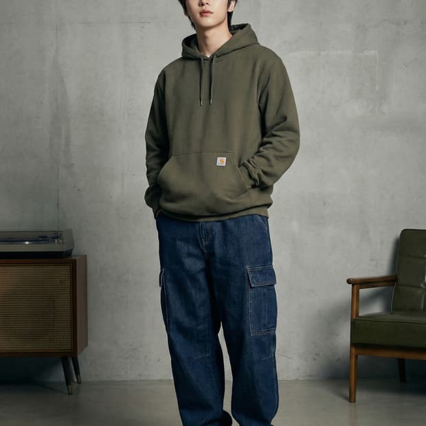 칼하트(Carhartt) K121 미드웨이트 후드티
