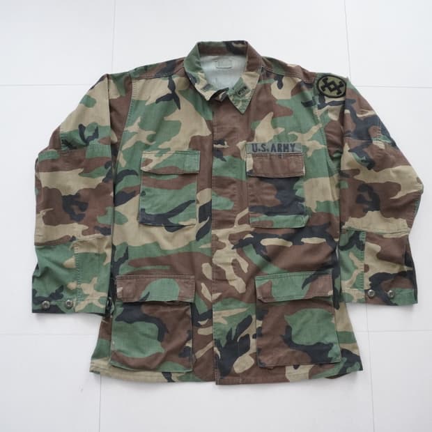 80s 미군 우드랜드 BDU 자켓 미디움롱