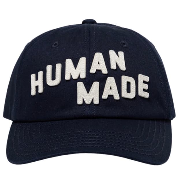 휴먼 메이드 6 패널 트윌 캡 네이비
