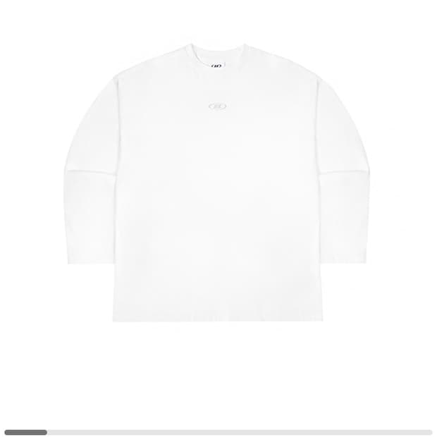 본투원 실버 B 오버핏 롱슬리브