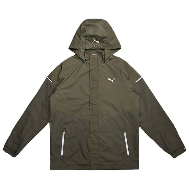 퓨마 윈드 트랙 후드 자켓 카키 L