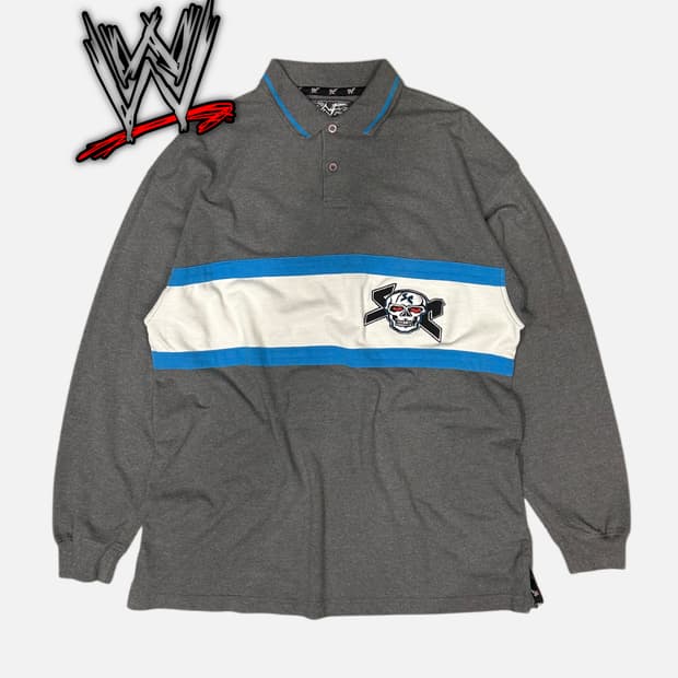 WWF WWE 99's signature skull patch pk t