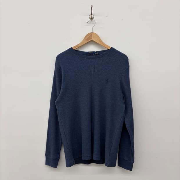 폴로 랄프로렌 와플 긴팔 티셔츠 L