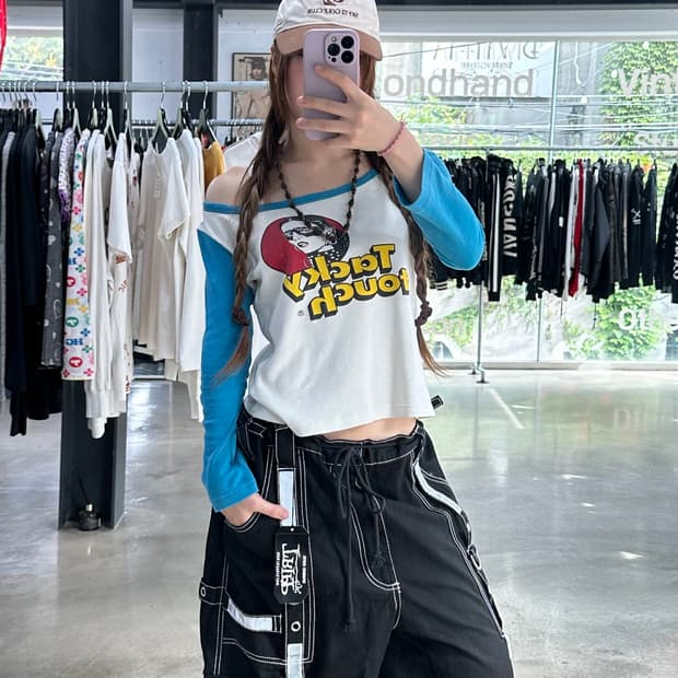 히스테릭글래머 나그랑 롱슬리브긴팔티셔츠