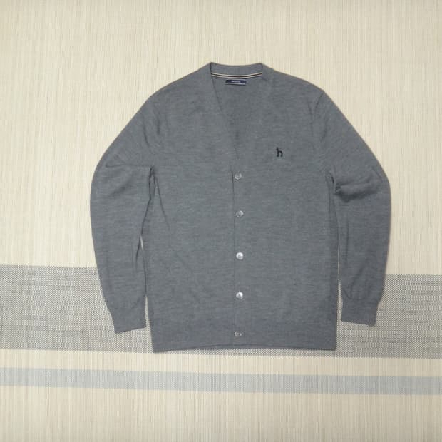 (XL) LF 헤지스 클래식 울 가디건 HZSW2F201 남성