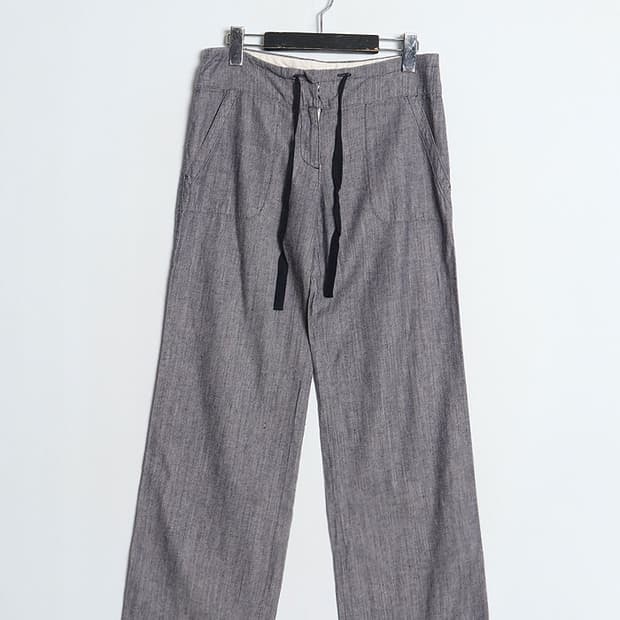 BLUE DE BRESSE LinenBlend Wide Straight 