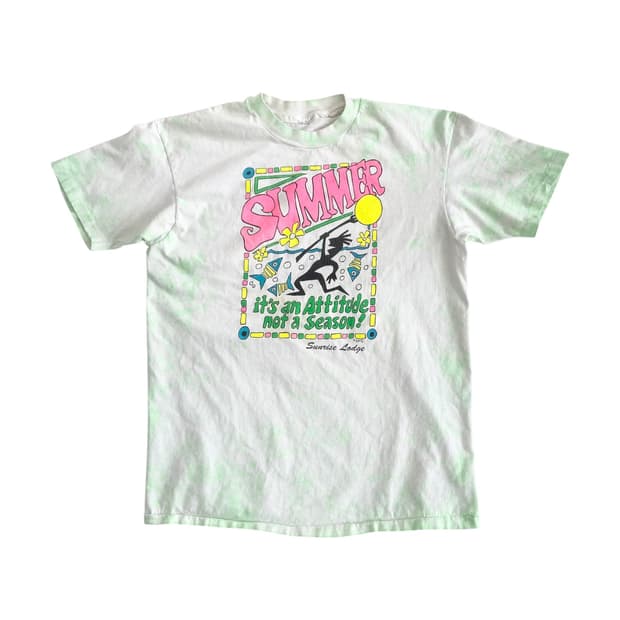 선라이즈 롯지 'Summer it's an Attitude' 반팔티셔츠