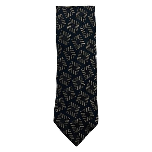 조르지오 아르마니 패턴 실크 넥타이 Made in ITALY