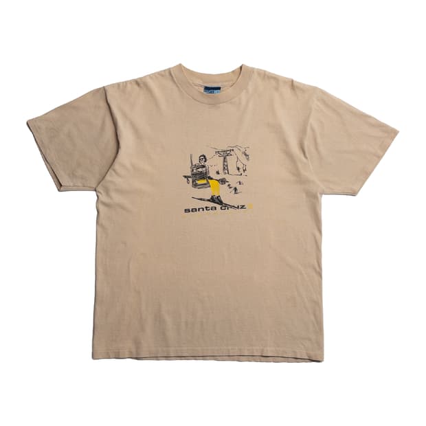 90's 미제 빈티지 산타크루즈 싱글 스티치 티셔츠