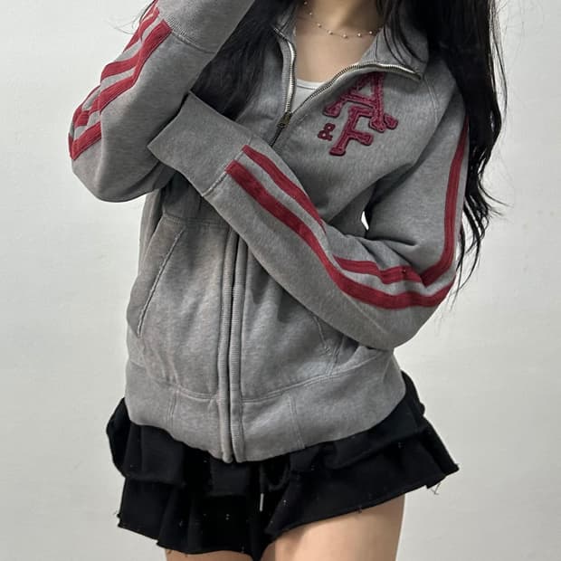 (구매) 아베크롬비 Y2K 그레이 져지 집업 구합니다