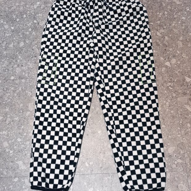 💥디스이즈네버댓 후리스 체커조거 팬츠 (L)   