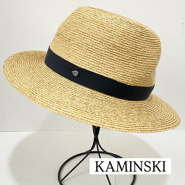 KAMINSKI 라피아 모자