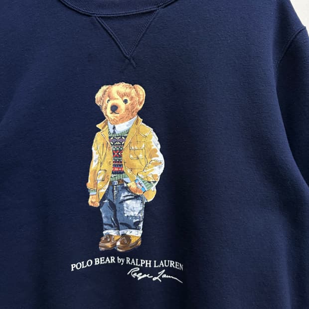 폴로 베어 네이비 스웻셔츠