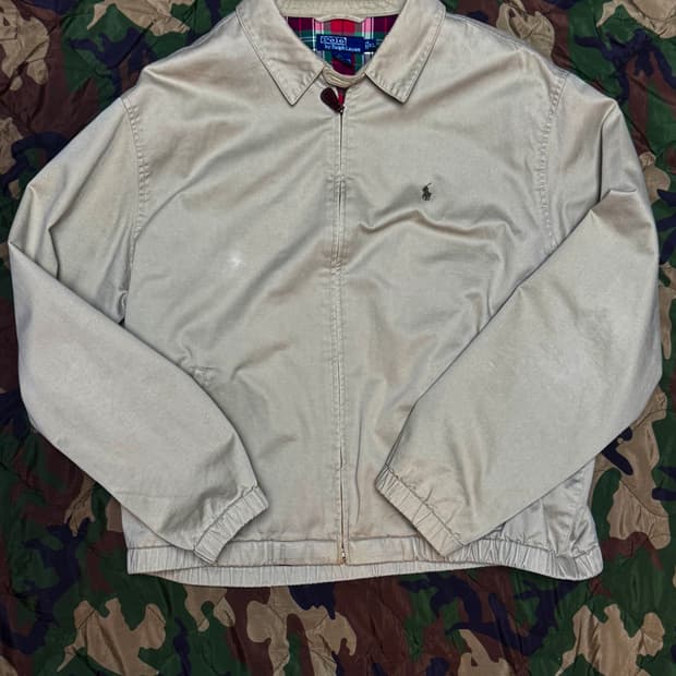 폴로 랄프로렌 베이지색 자켓 XL 사이즈