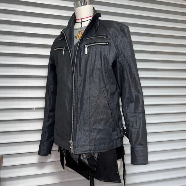 Male&Co waxed rider jacket 빈티지 라이더 자켓