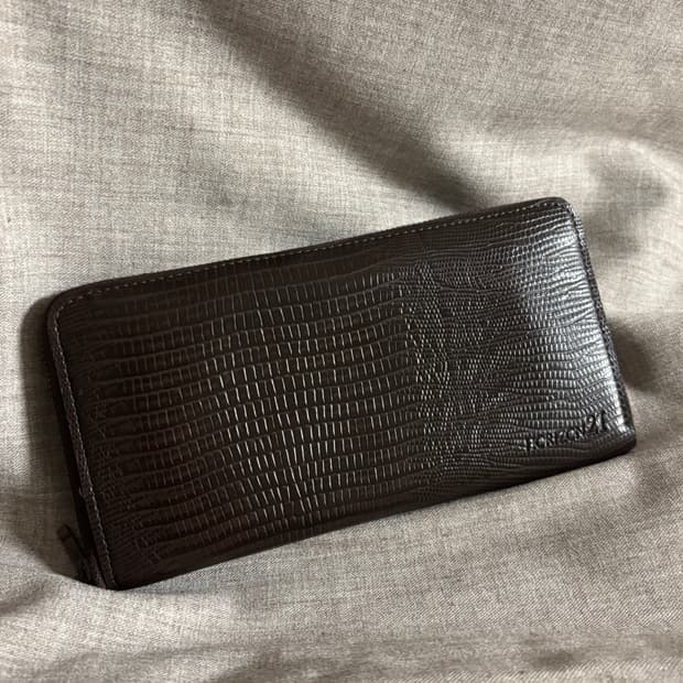 일본구매 고급 다크 브라운 장지갑 남녀공용