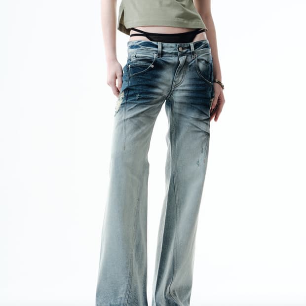 INES JEANS (BLUE) 