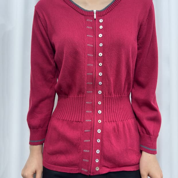 fenice button zipup