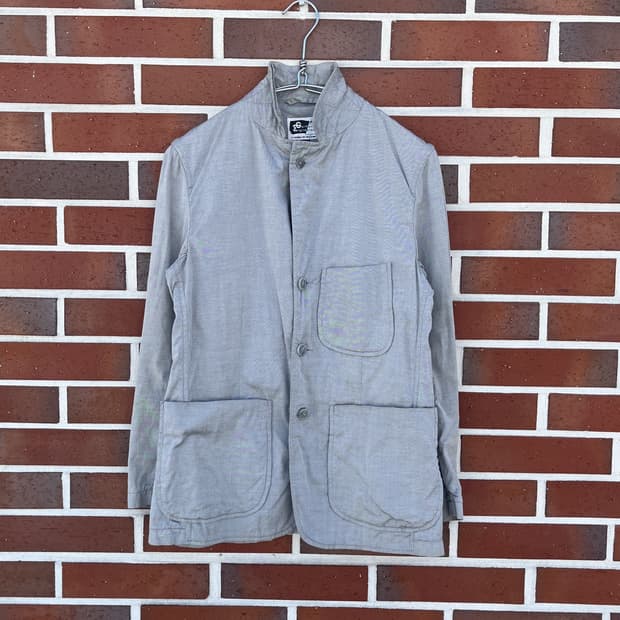 Engineered Garments 그레이 코튼 셔츠 자켓
