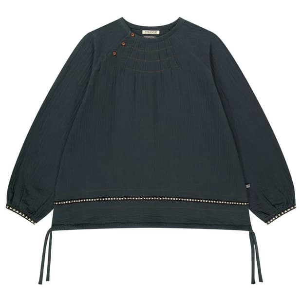 COYSEIO X BLYTHE BLOUSE 네이비 새상품미개봉