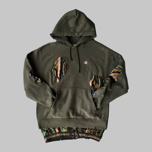 knit pattern sweatshirt no.10