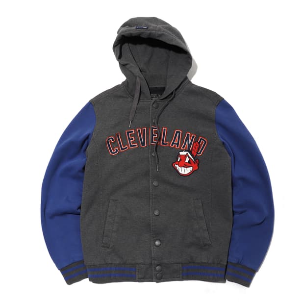 MLB 클리블랜드 인디언스 바시티 후드 자켓 size 95
