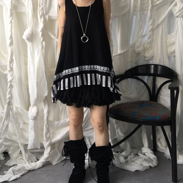 Sunao kuwahara Unbalanced sleeveless one