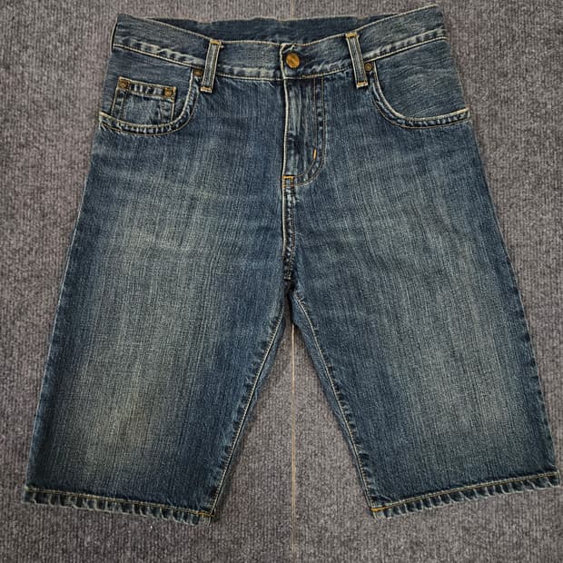 칼하트 슬림 버뮤다 데님 팬츠 급처