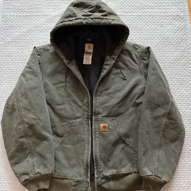 [M] 칼하트 j130 샌드스톤 덕 액티브 자켓 모스