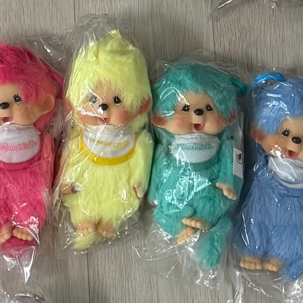 유럽 뉴컬러 몬치치 네마리 세트(키링)