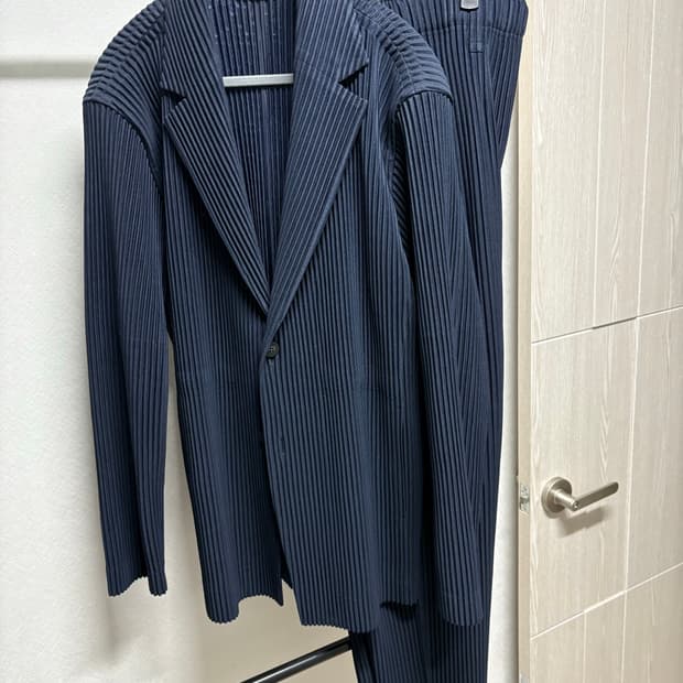 옴므플리세 셋업 네이비 3