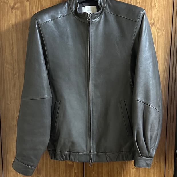 아모멘토 램스킨 레더 블루종 M사이즈 판매