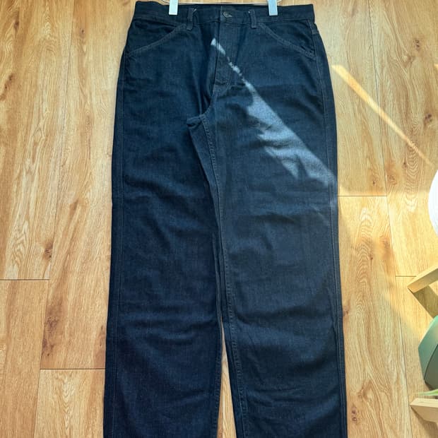 [34] 유니클로 와이드 핏 진 68 블루